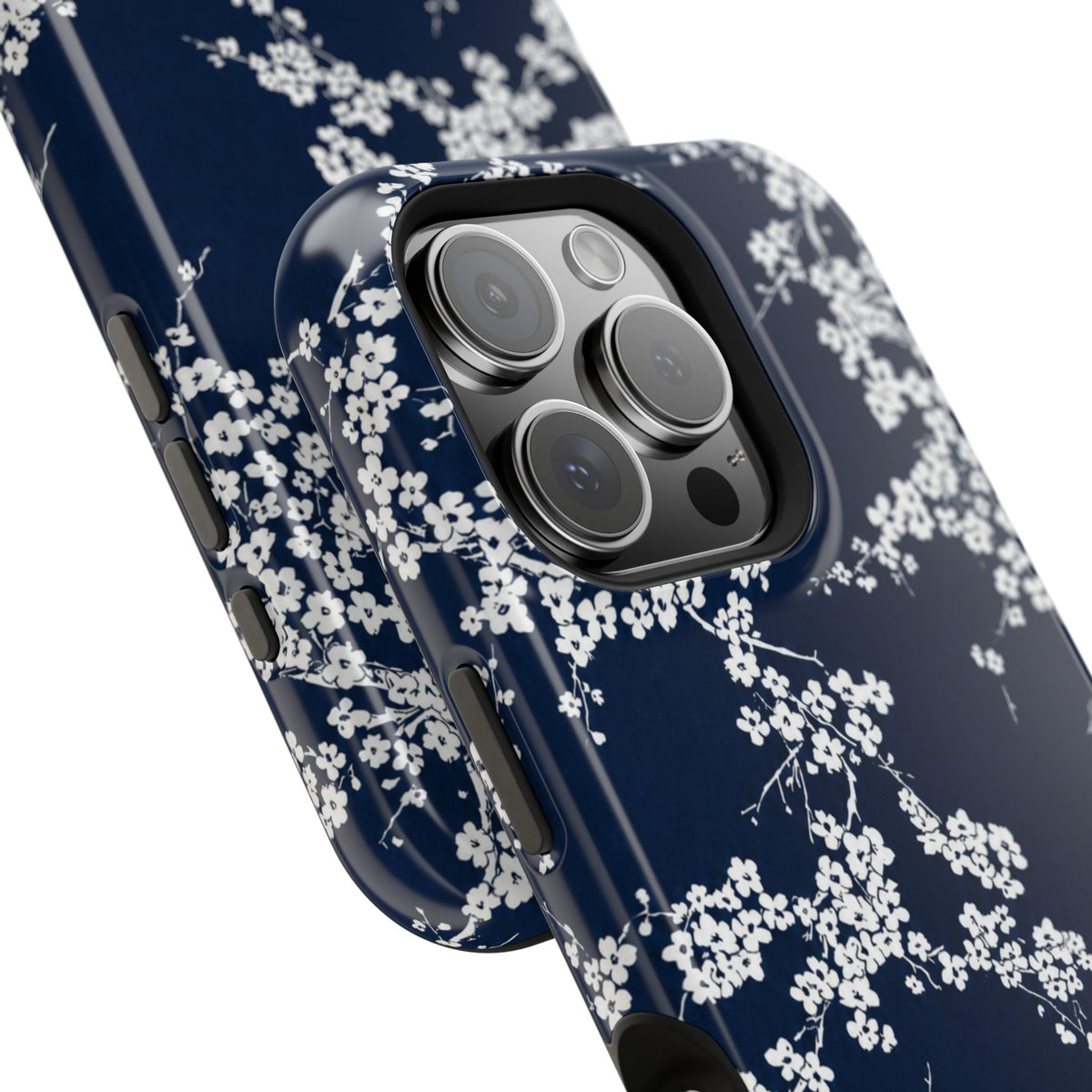 Blue And White Floral iPhone Case