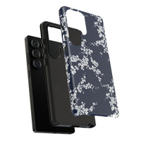 Blue And White Floral Samsung Case