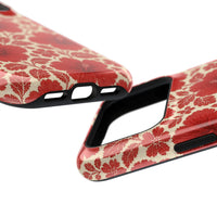 Aloha Red Floral iPhone Case