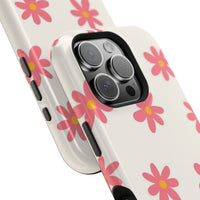 Pink And White Cutesy Flower iPhone Case
