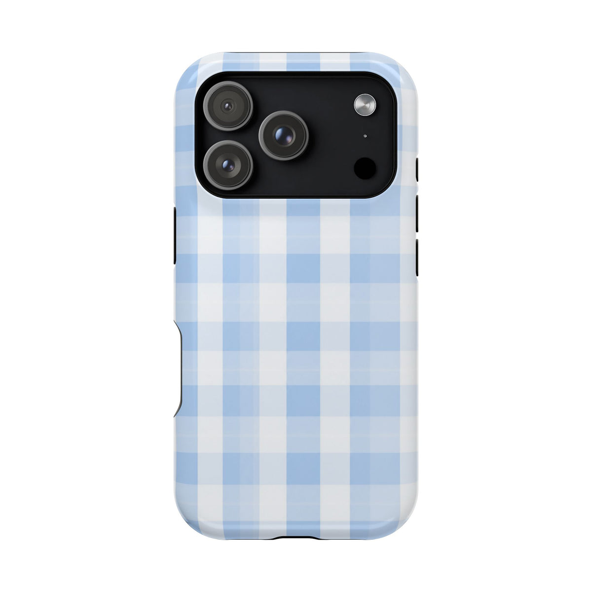Blue Checkered iPhone Case