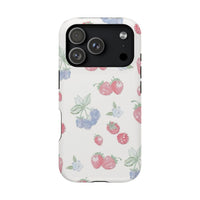 Cottage Strawberries Blueberries And Raspberries iPhone Case