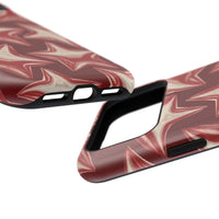 Chrome Shiny Red Stars iPhone Case