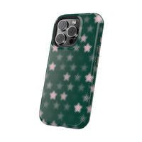 Green And Pink Pixelated Star iPhone Case