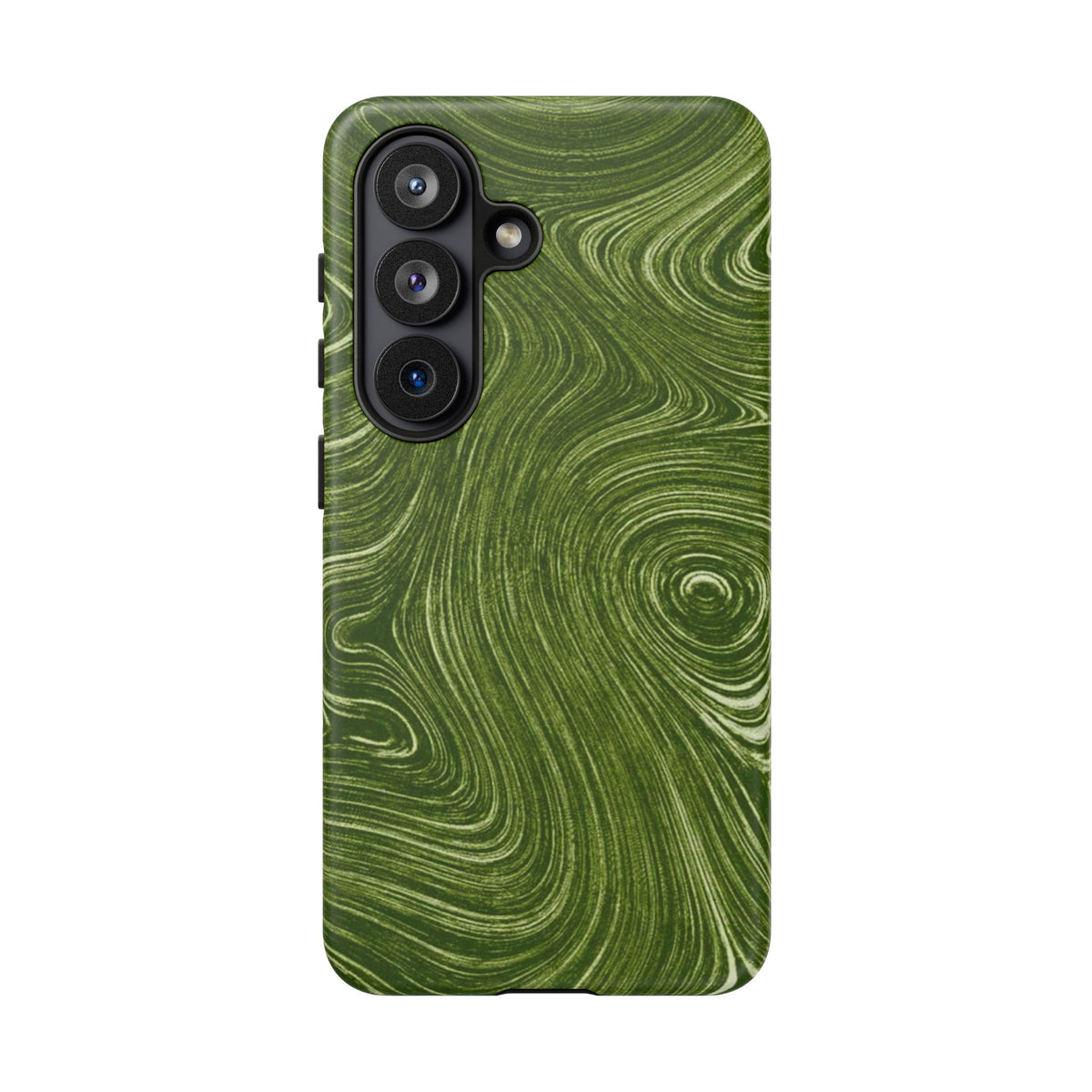 Green Marble Swirl Samsung Case
