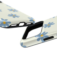Blue Cutesy Flower iPhone Case