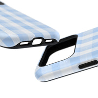 Blue Checkered iPhone Case