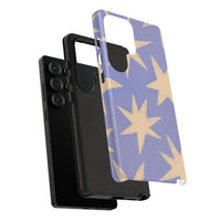 Lilac Cartoony Star Samsung Case