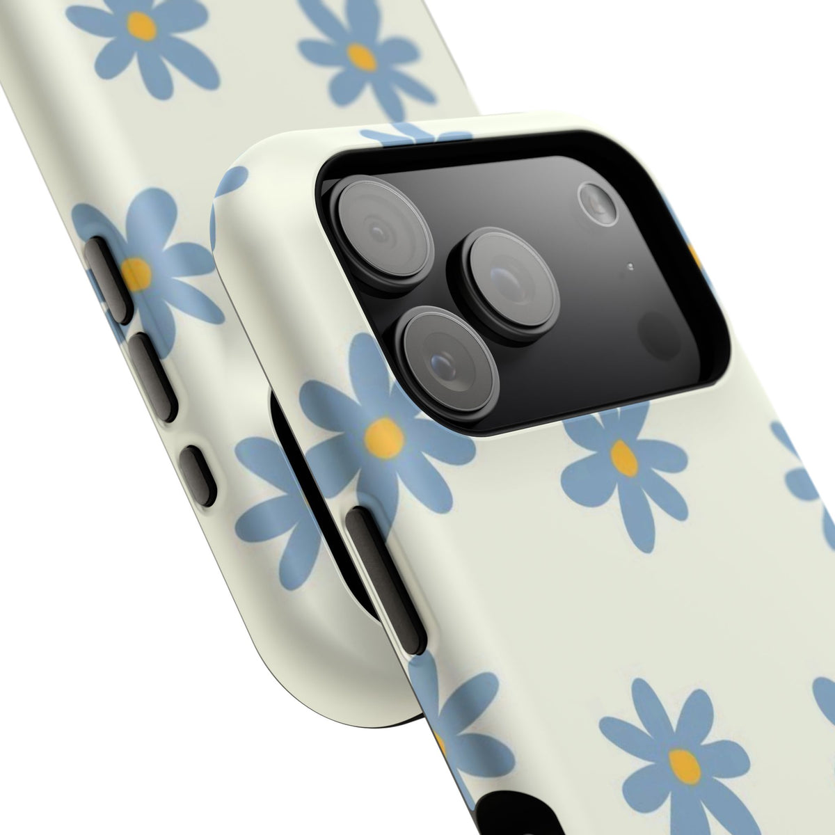 Blue Cutesy Flower iPhone Case