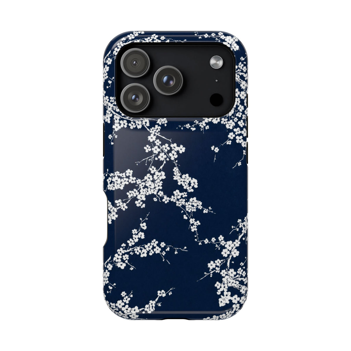 Blue And White Floral iPhone Case