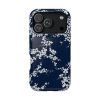 Blue And White Floral iPhone Case