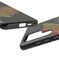 Botanical Wildflower Black Samsung Case