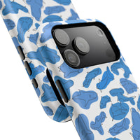 Cartoony Water Art Sharks iPhone Case