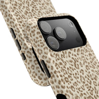 Light Khaki Leopard iPhone Case