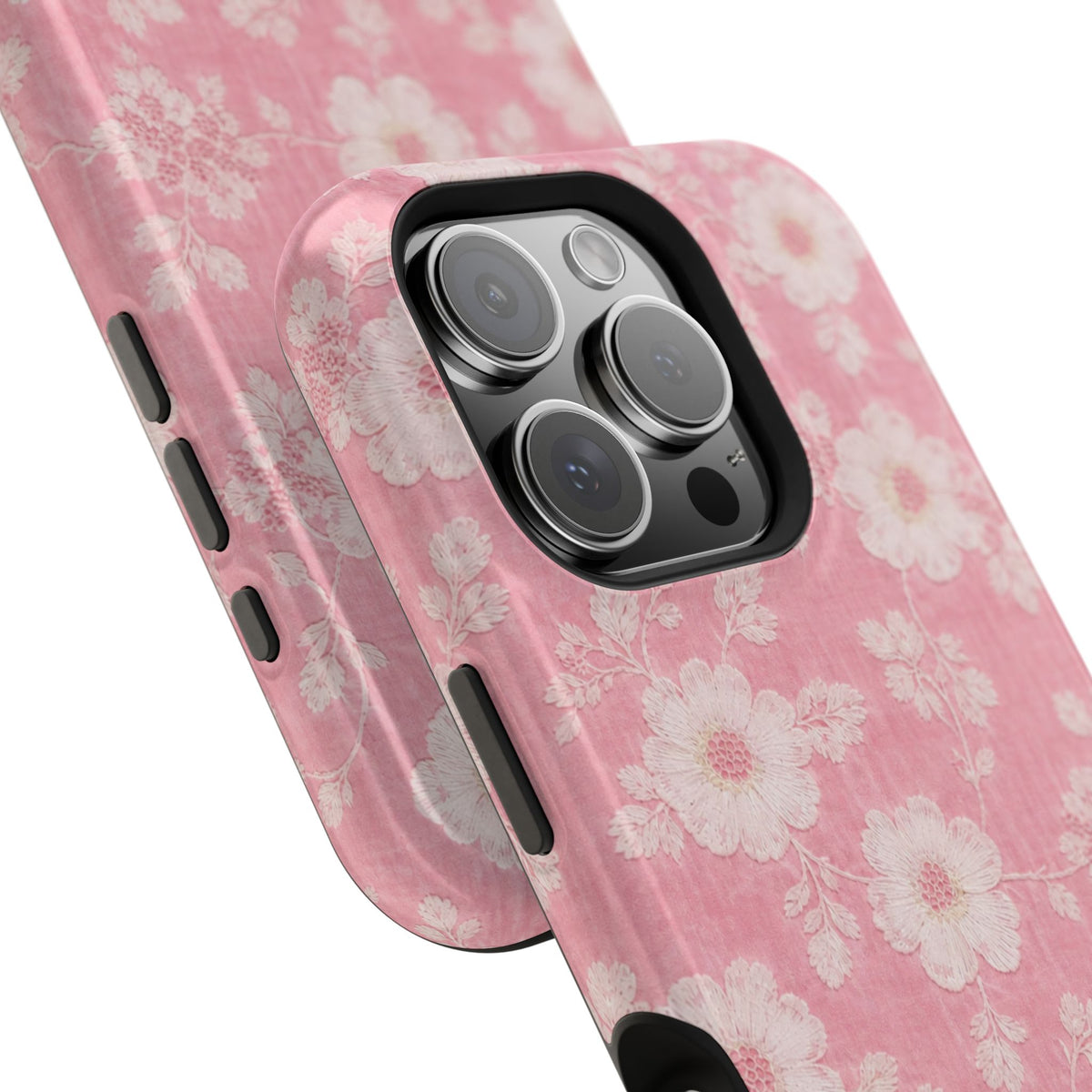 Pink Floral Lace iPhone Case