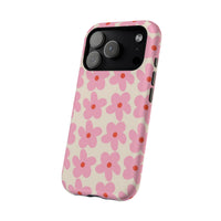Pink Cutesy Flower iPhone Case
