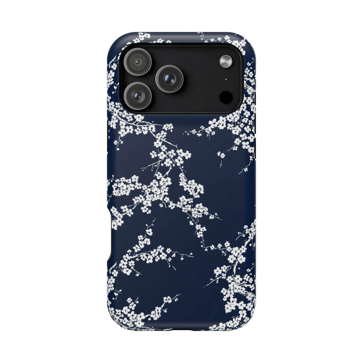 Blue And White Floral iPhone Case