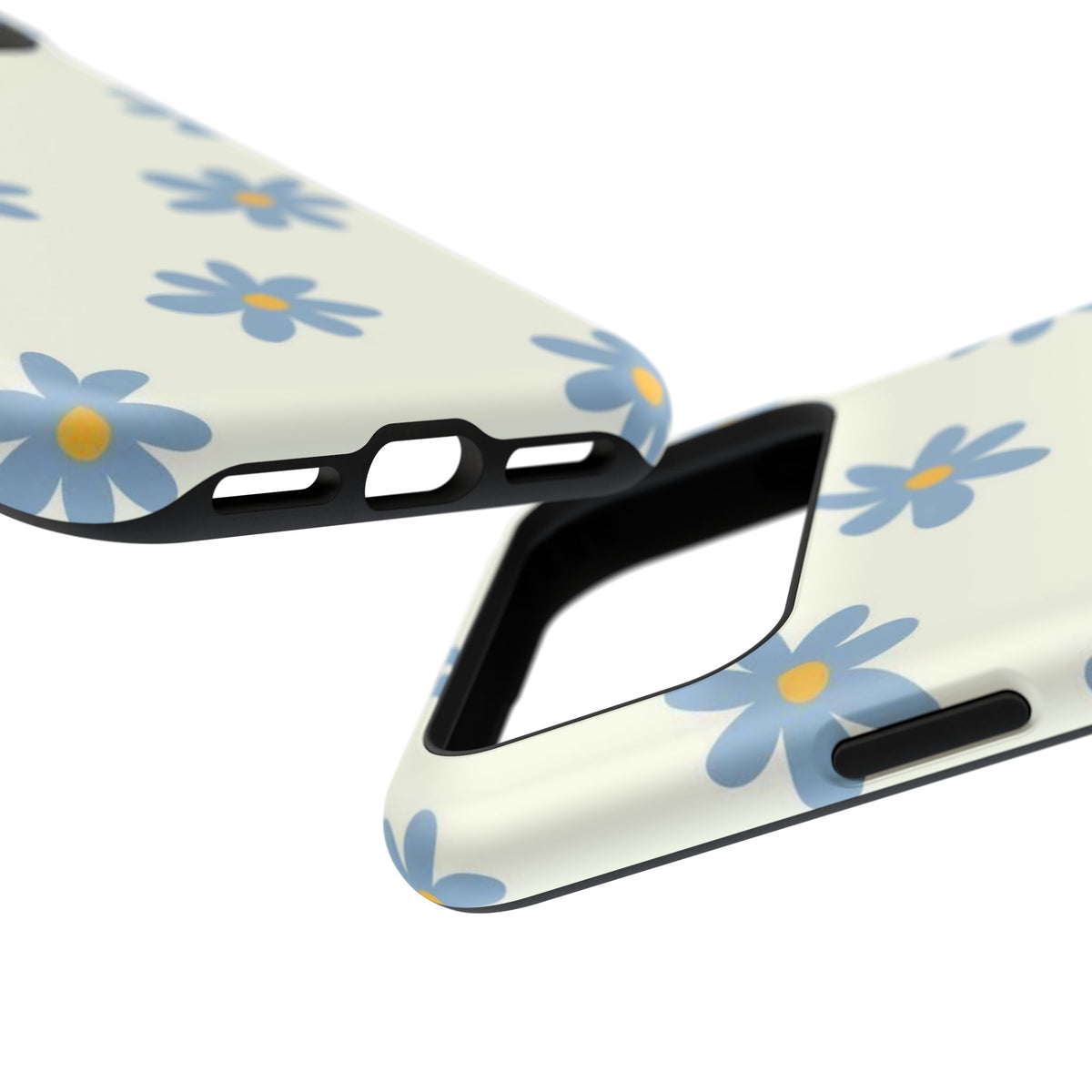 Blue Cutesy Flower iPhone Case