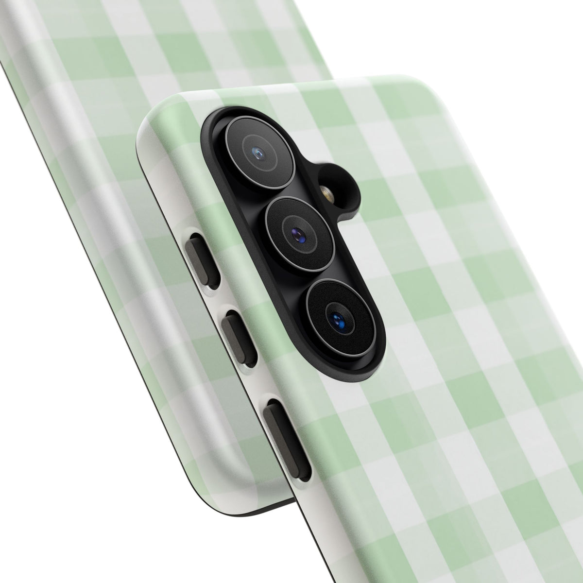 Green Checkered Samsung Case