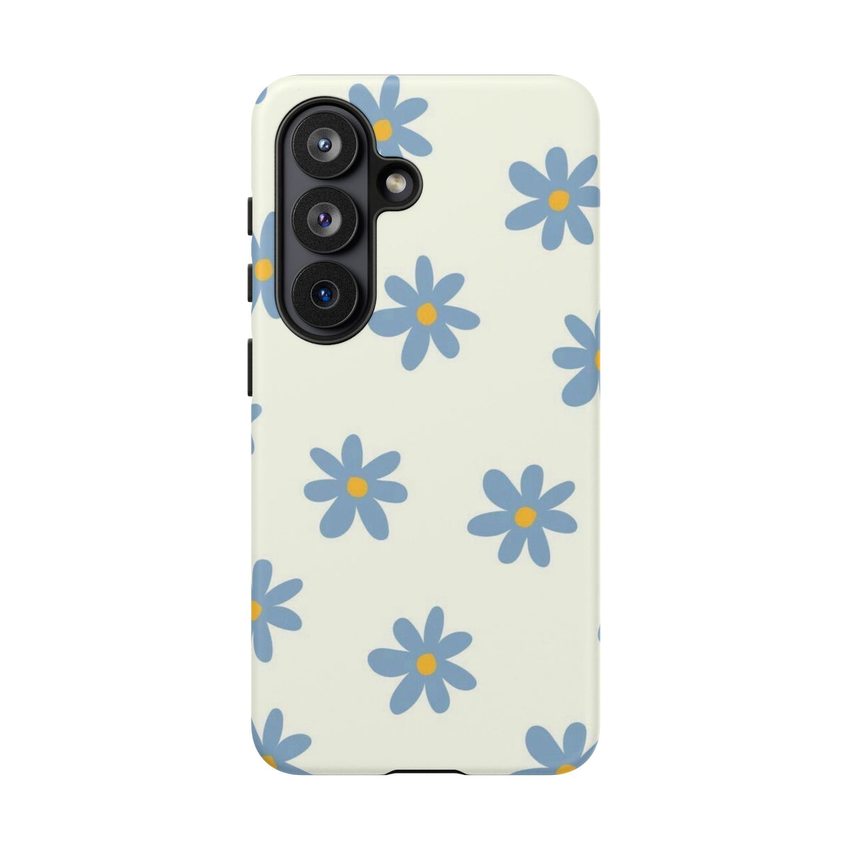 Blue Cutesy Flower Samsung Case