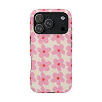 Pink Cutesy Flower iPhone Case