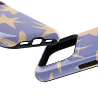 Lilac Cartoony Star iPhone Case