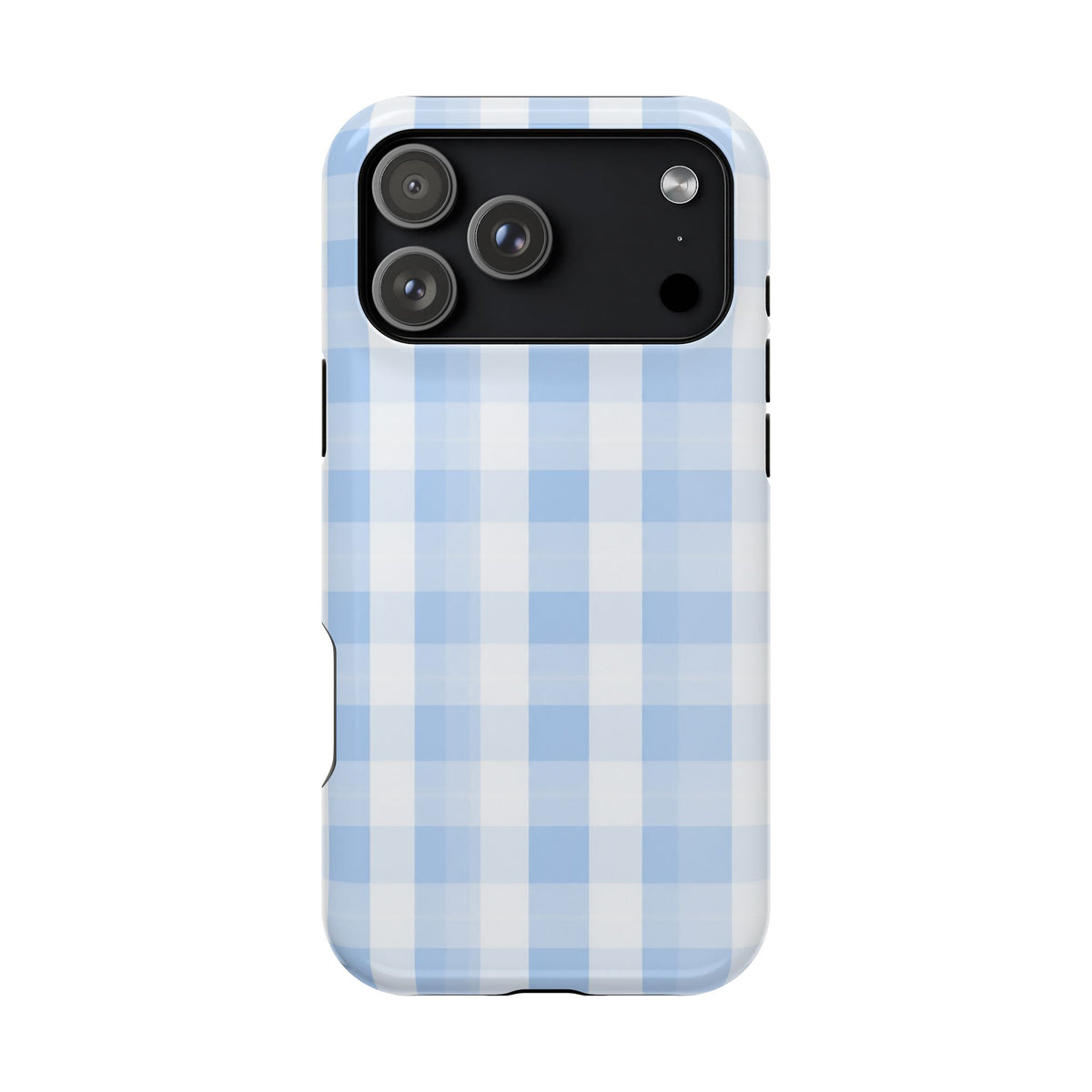 Blue Checkered iPhone Case