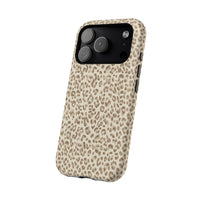 Light Khaki Leopard iPhone Case