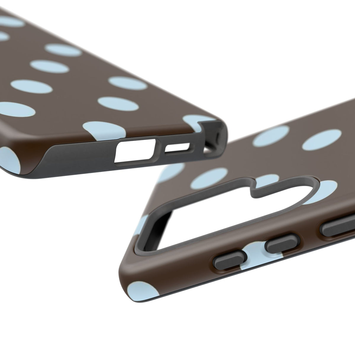Brown And Yellow Polka Dots Samsung Case