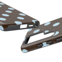 Brown And Yellow Polka Dots Samsung Case