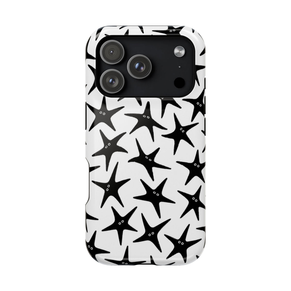 Whimsy Starfish Faces iPhone Case
