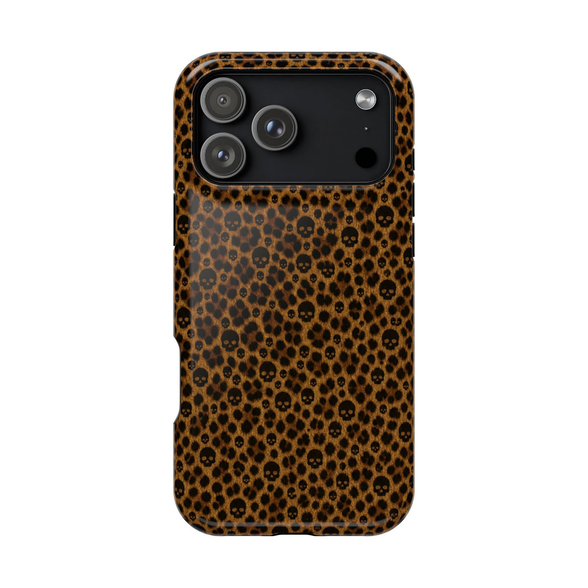 Skull Leopard iPhone Case