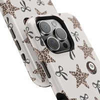 Leopard Star And 8-Ball iPhone Case