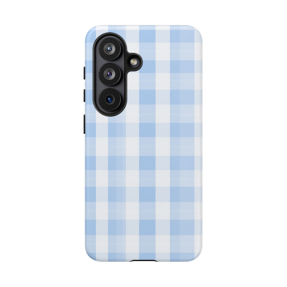 Blue Checkered Samsung Case