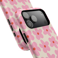 Pink Cutesy Flower iPhone Case