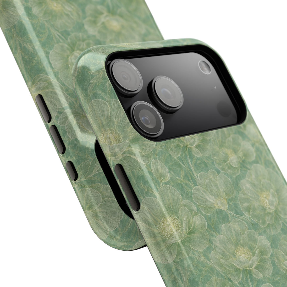 Floral Sage Green iPhone Case