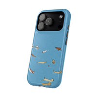 Swimming Dogs iPhone Case