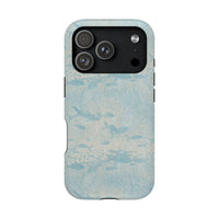 Blue Watercolor School Of Fishes iPhone Case