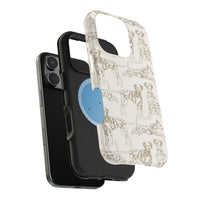 Light Khaki Dalmatian Dog iPhone Case
