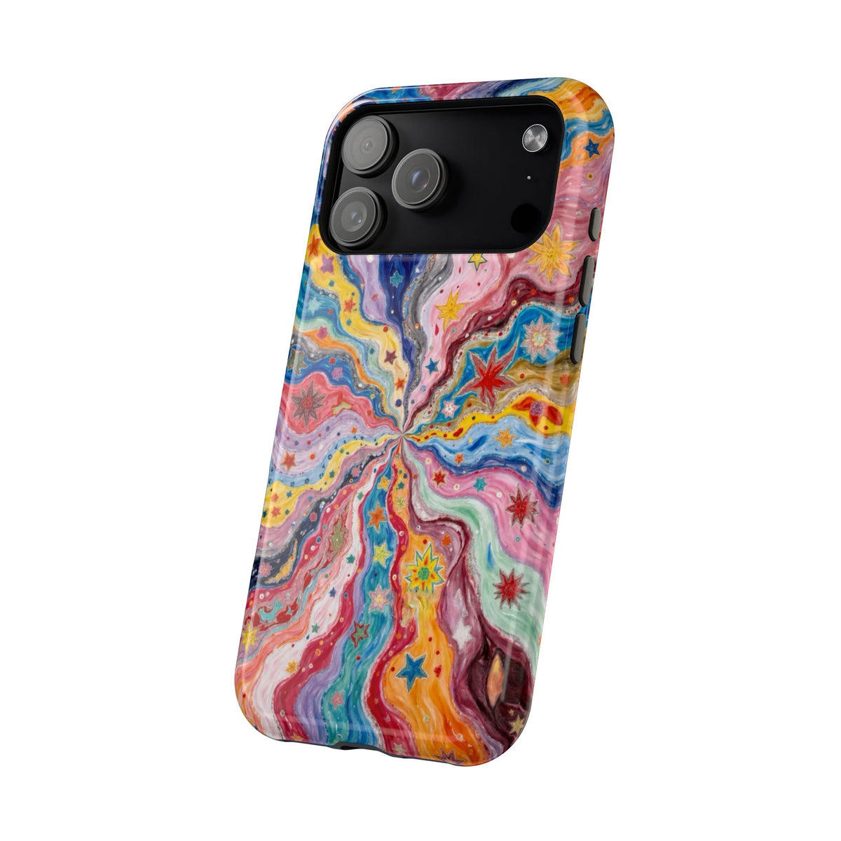 Psychedelic Stardust iPhone Case