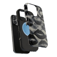 Black And White Lipstick Stains iPhone Case
