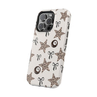 Leopard Star And 8-Ball iPhone Case