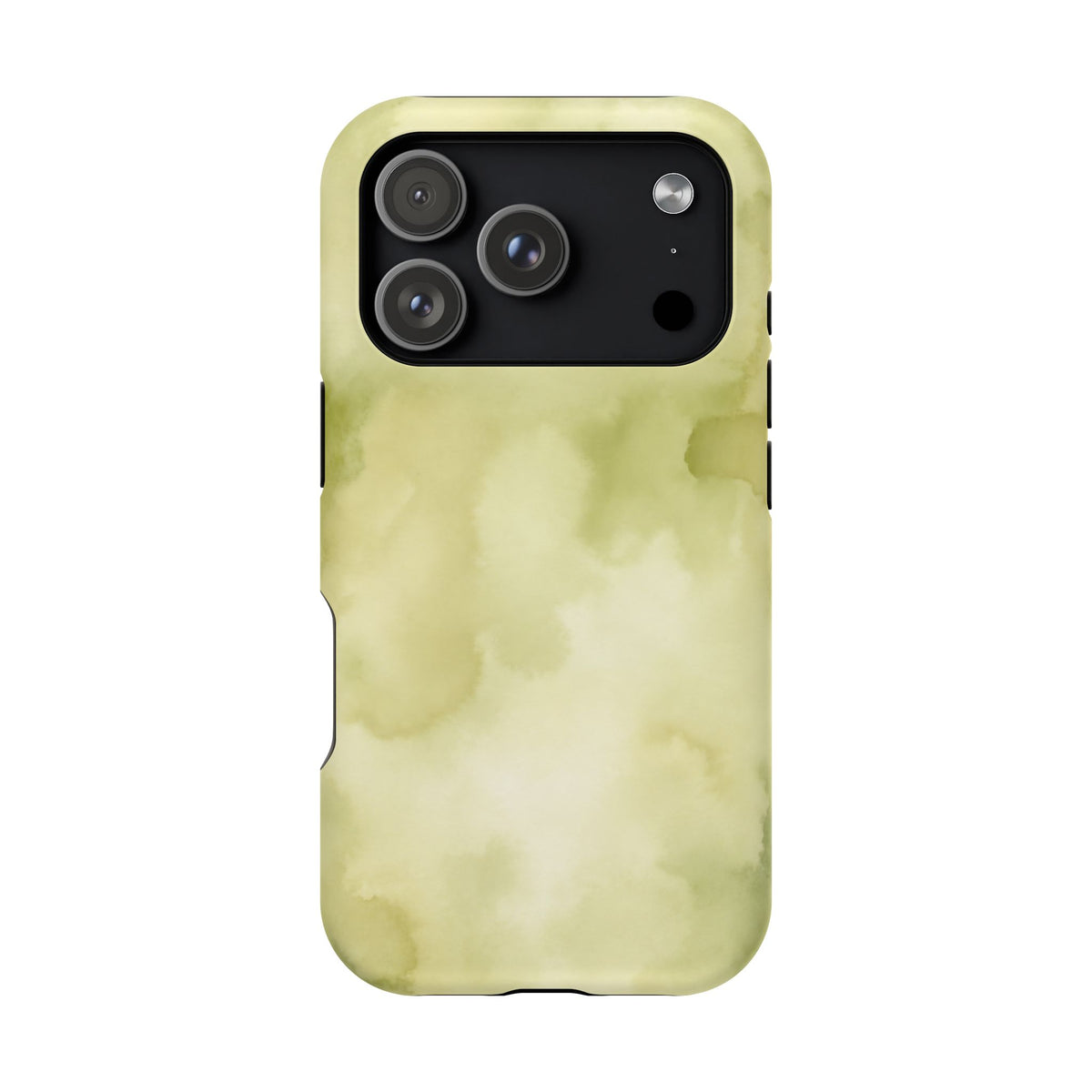 Light Green Water Paint iPhone Case
