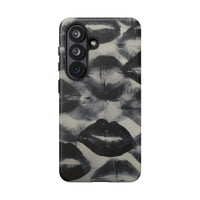 Black And White Lipstick Stains Samsung Case