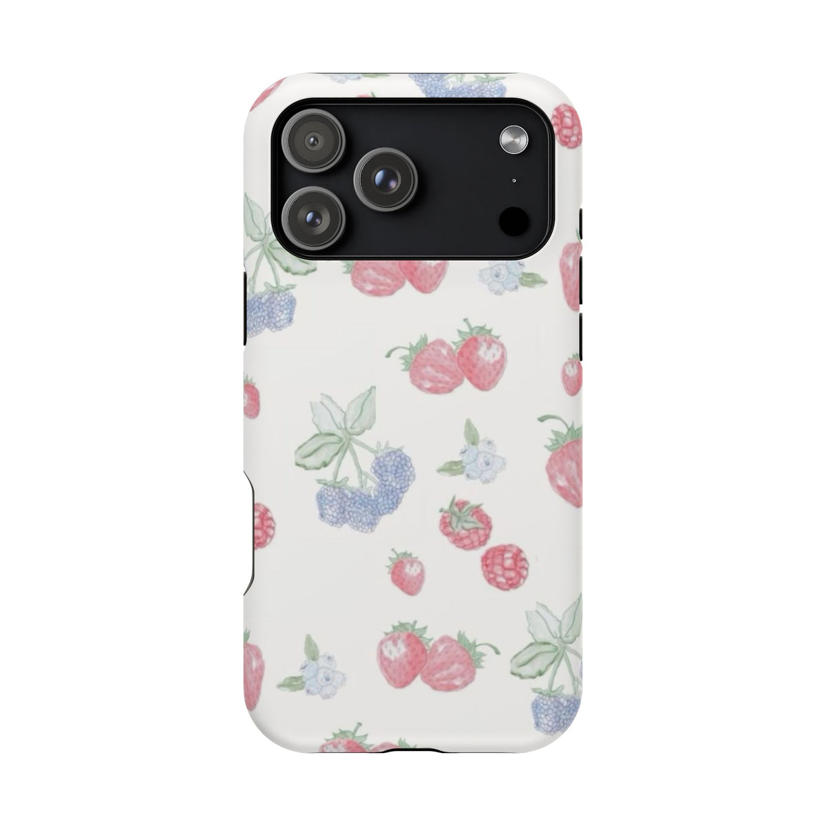 Cottage Strawberries Blueberries And Raspberries iPhone Case