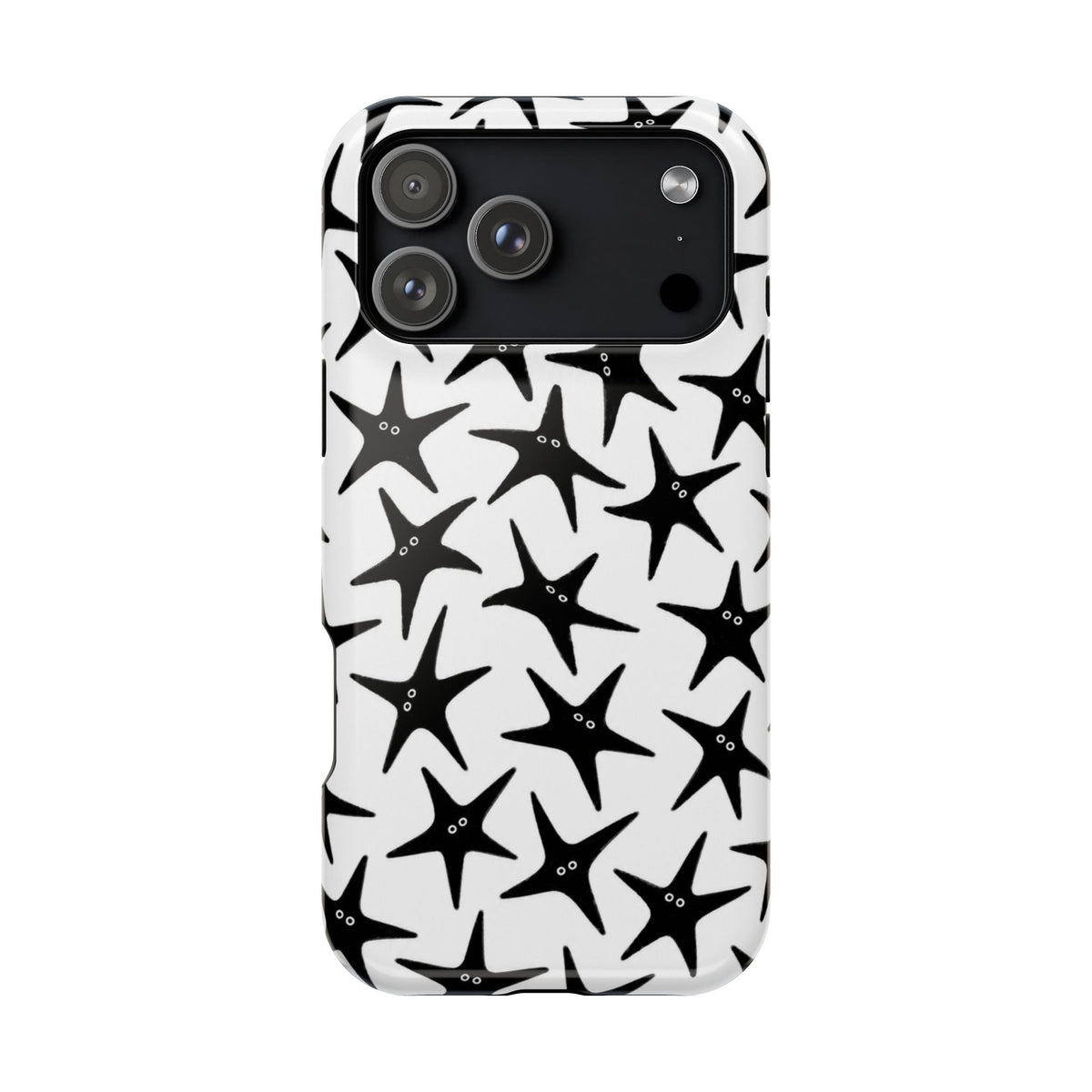 Whimsy Starfish Faces iPhone Case