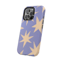 Lilac Cartoony Star iPhone Case