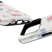 Cottage Strawberries Blueberries And Raspberries iPhone Case