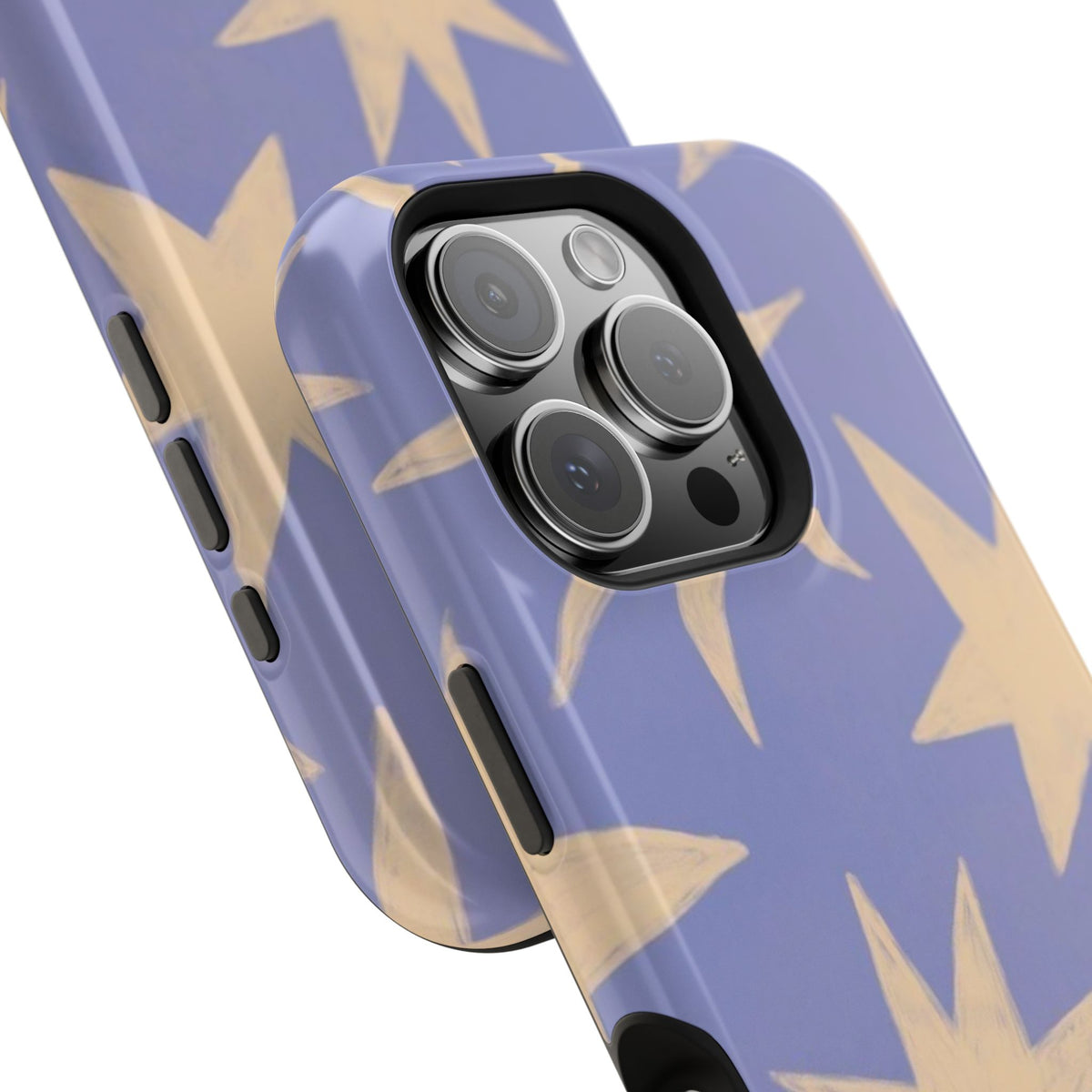 Lilac Cartoony Star iPhone Case