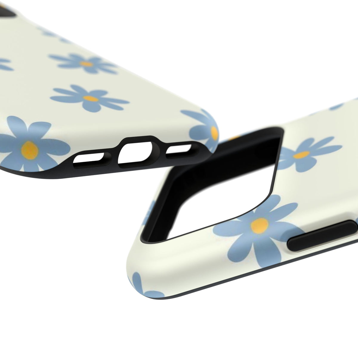 Blue Cutesy Flower iPhone Case